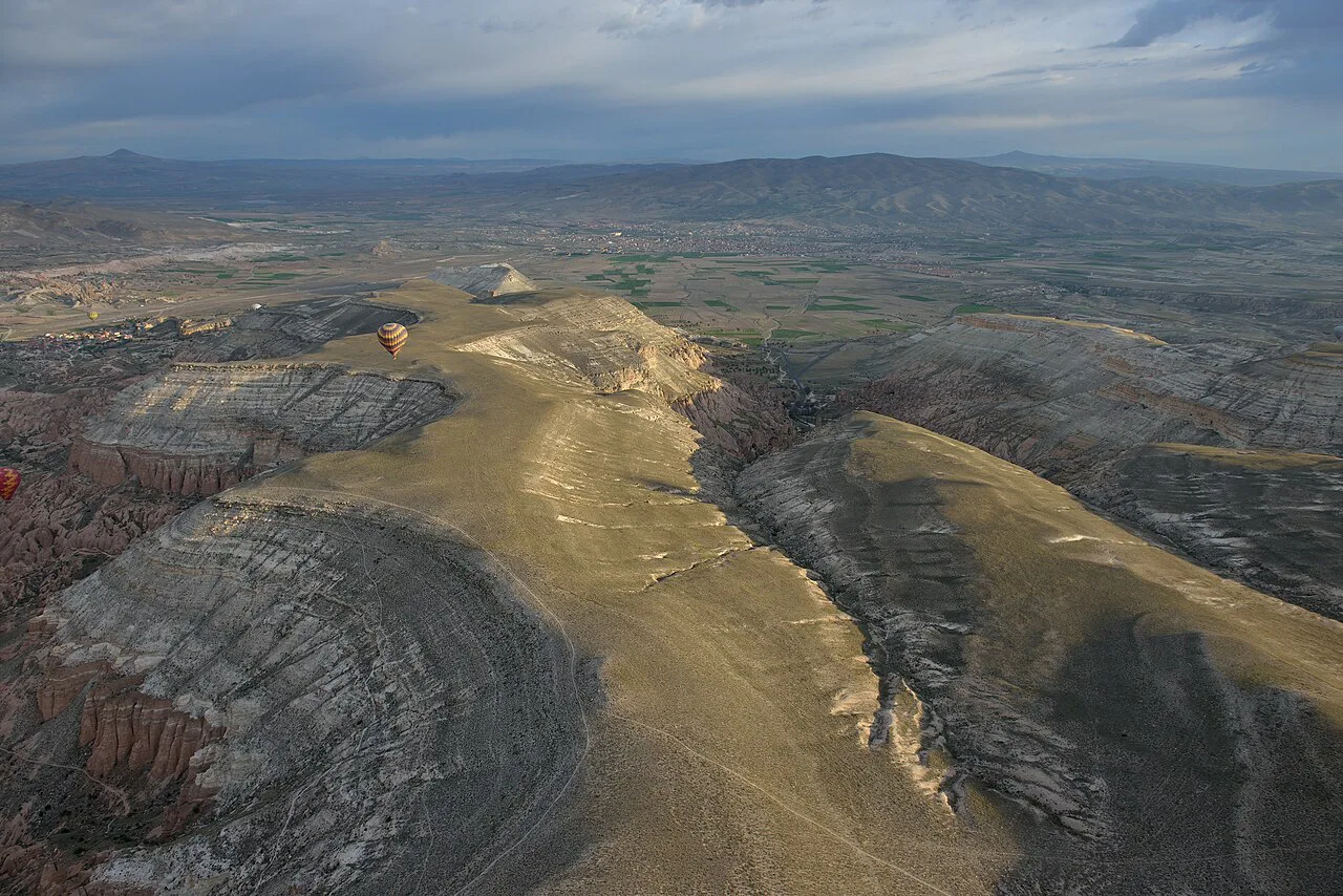 Hot air balloon ride at sunrise in Cappadocia