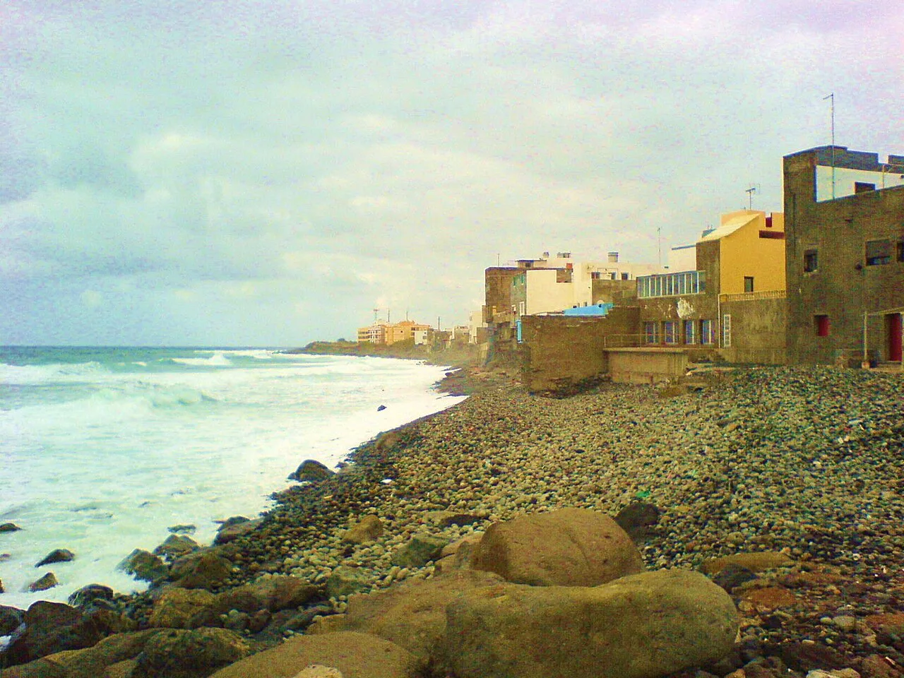 The coast of San Felipe, Gran Canaria