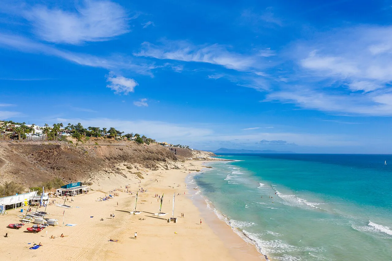 Playa Esquinzo-Butihondom on Fuerteventura, Canary Islands