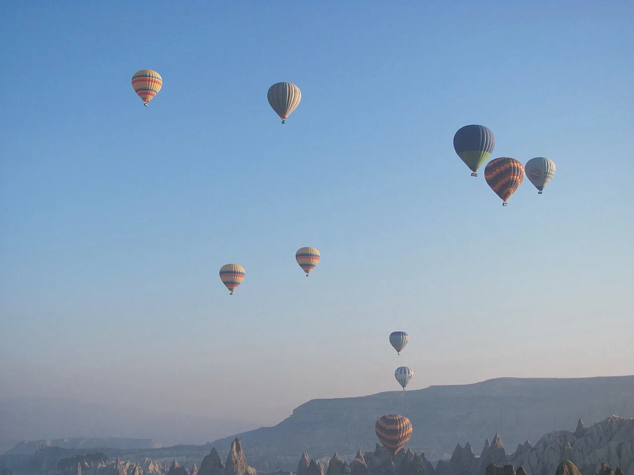 Hot Air Balloons over Cappadocia