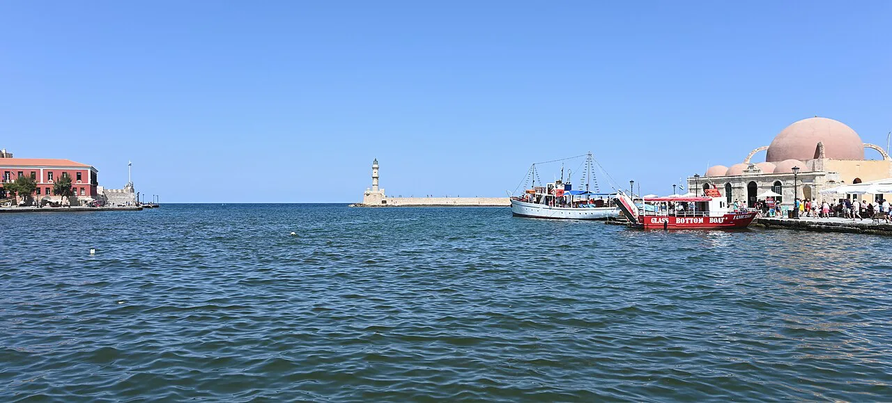 Chania, old harbour, Crete