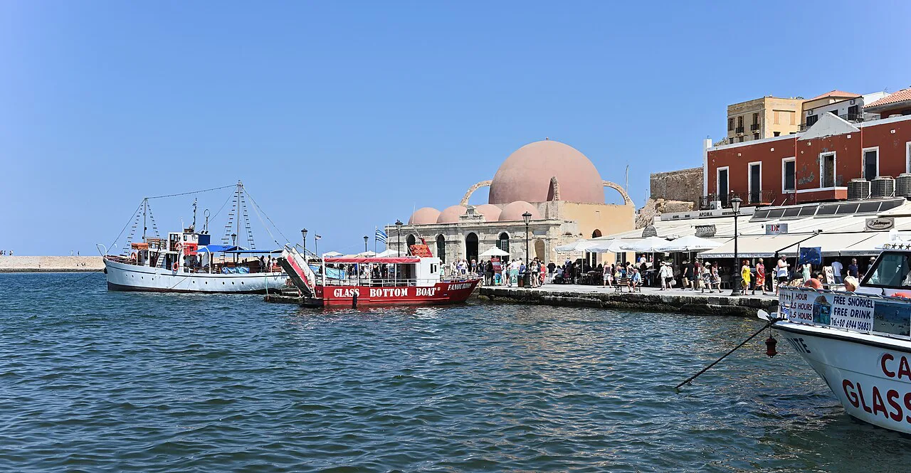 Chania, old harbour, Crete