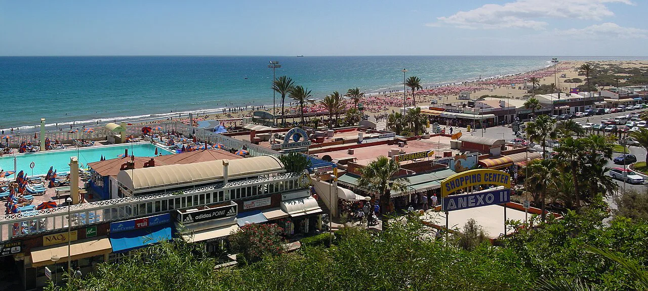 Playa des ingles shoppingbeach, Gran Canaria