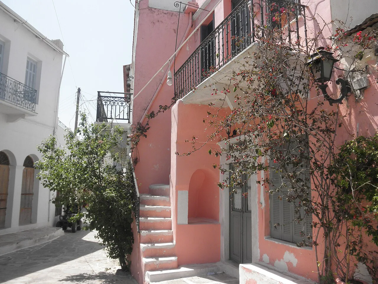 Chalki village, Naxos island, Greece