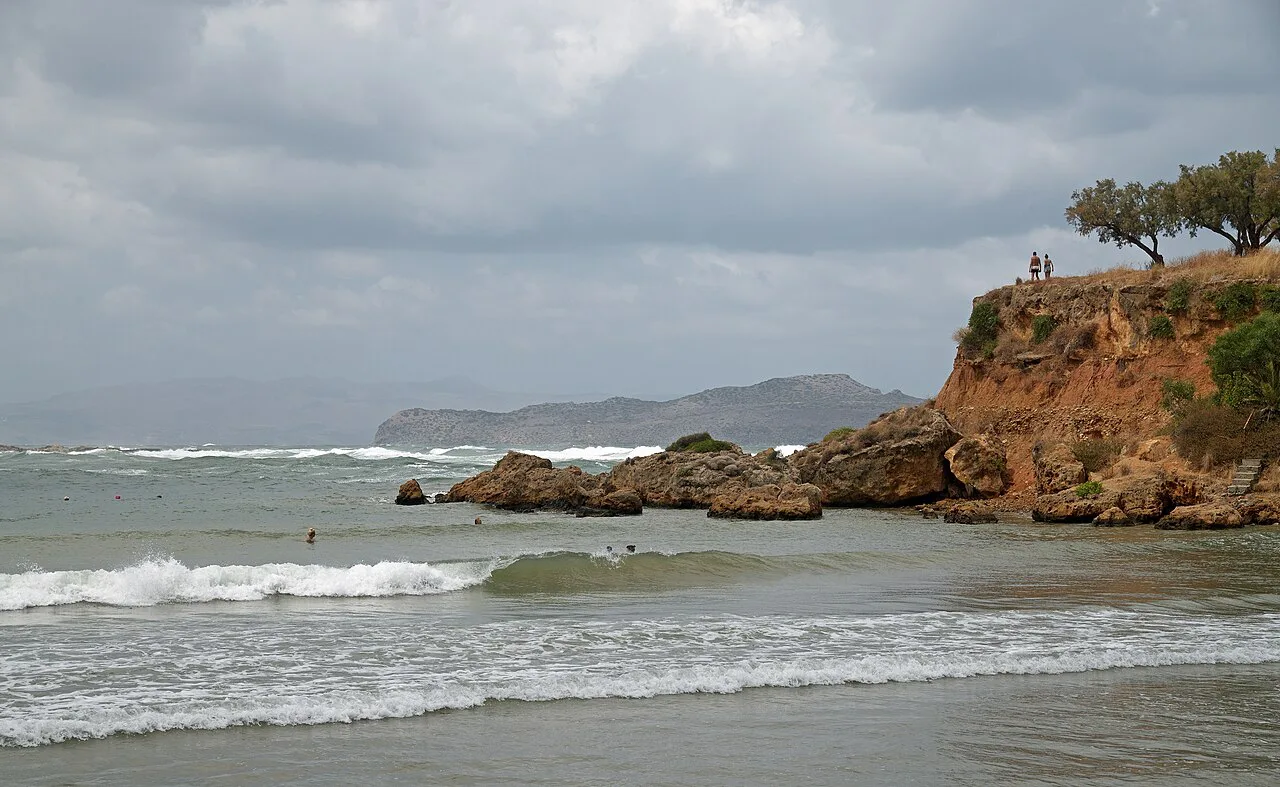 Coast in Agioi apostoli. Crete, Greece