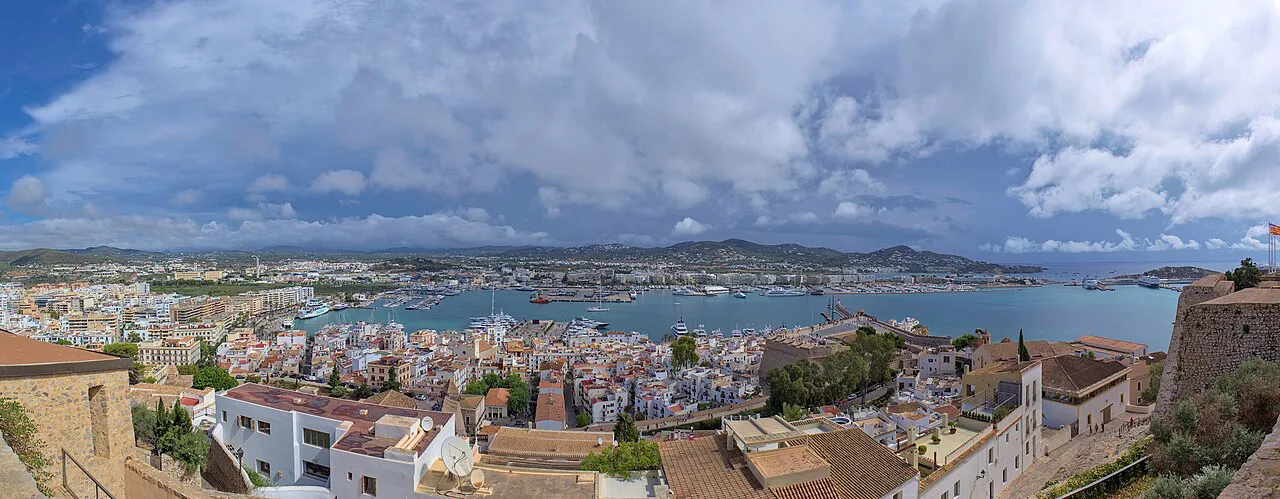 Eivissa Pano from Mirador del Rei Jaume I, Ibiza