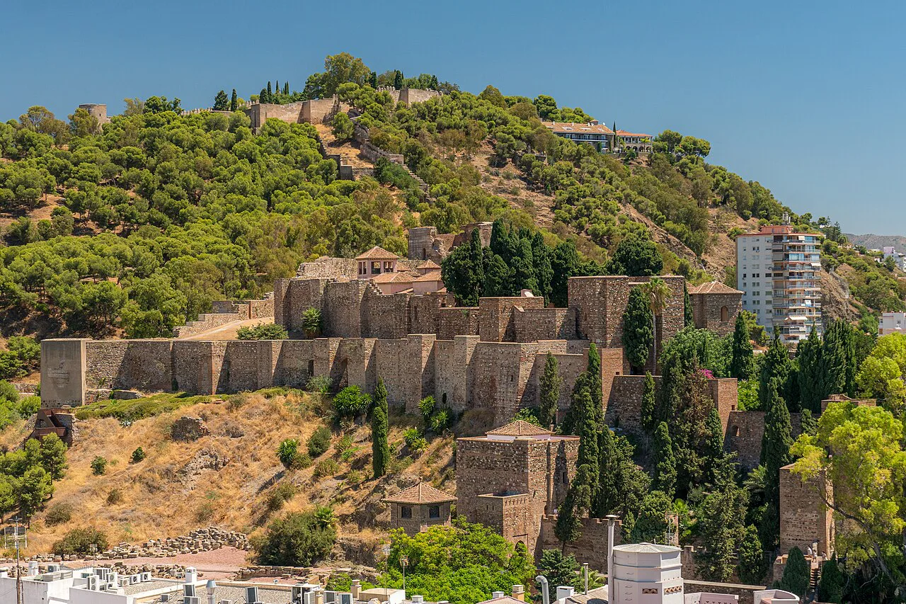 Alcazaba de Málaga overview