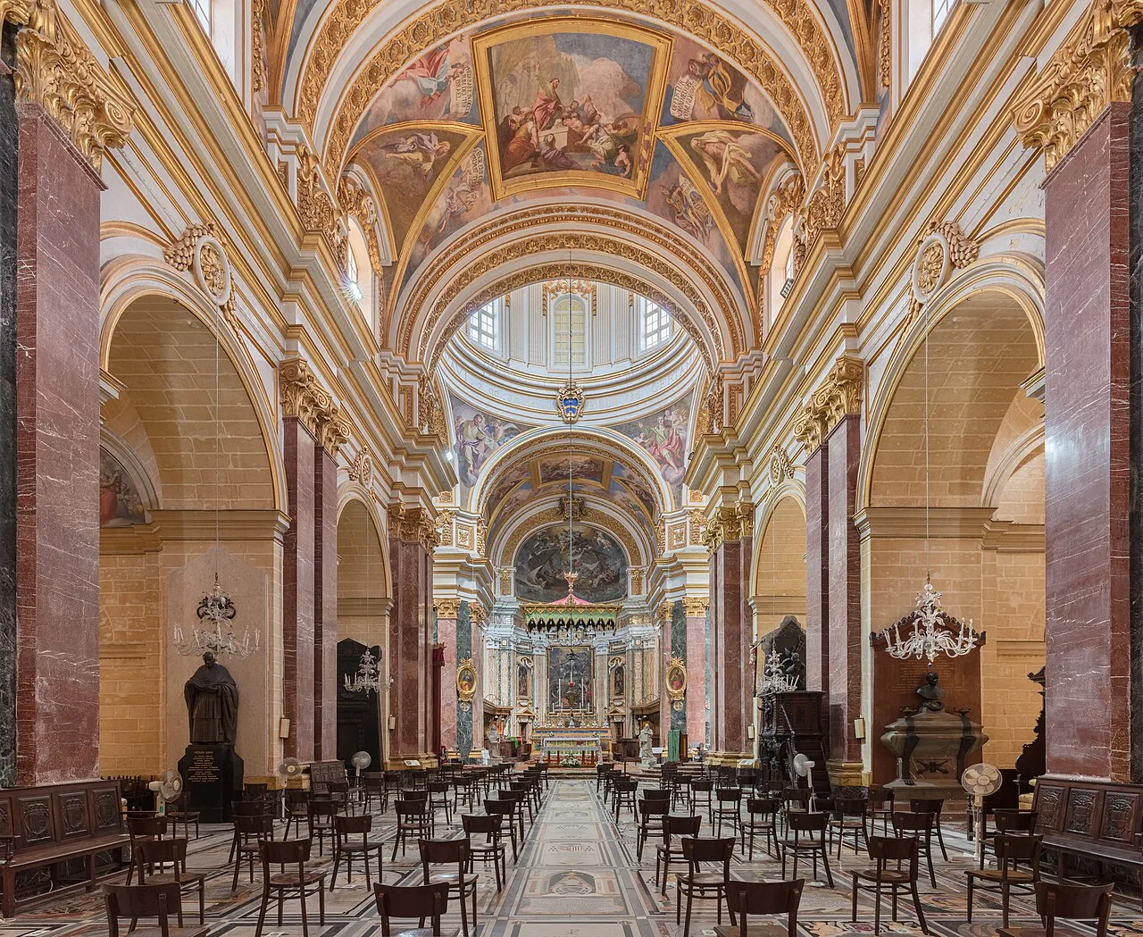 Catedral de San Pablo, Mdina, isla de Malta, Malta, HDR