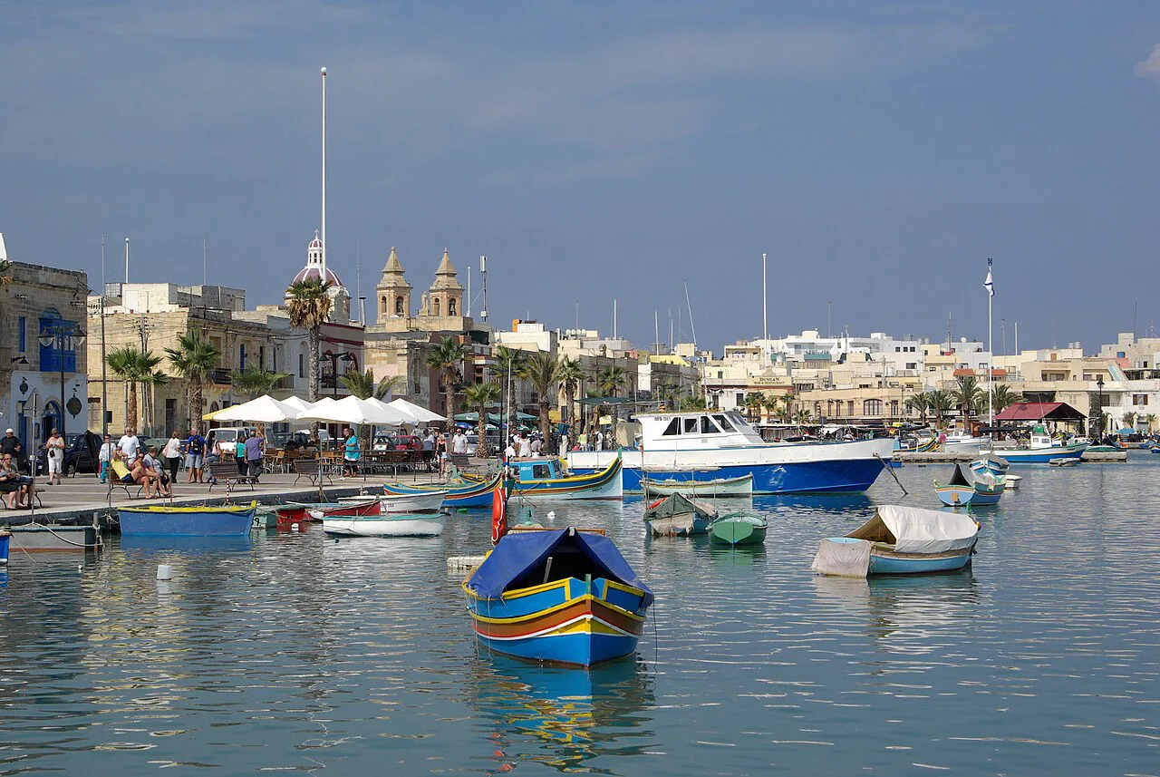 Malta Marsaxlokk BW
