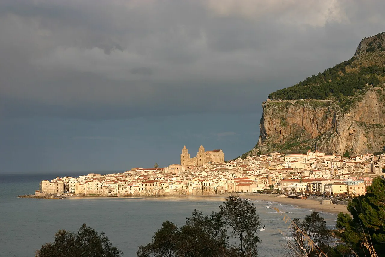 View of Cefalù, Cefalù, Italy, Sicily
