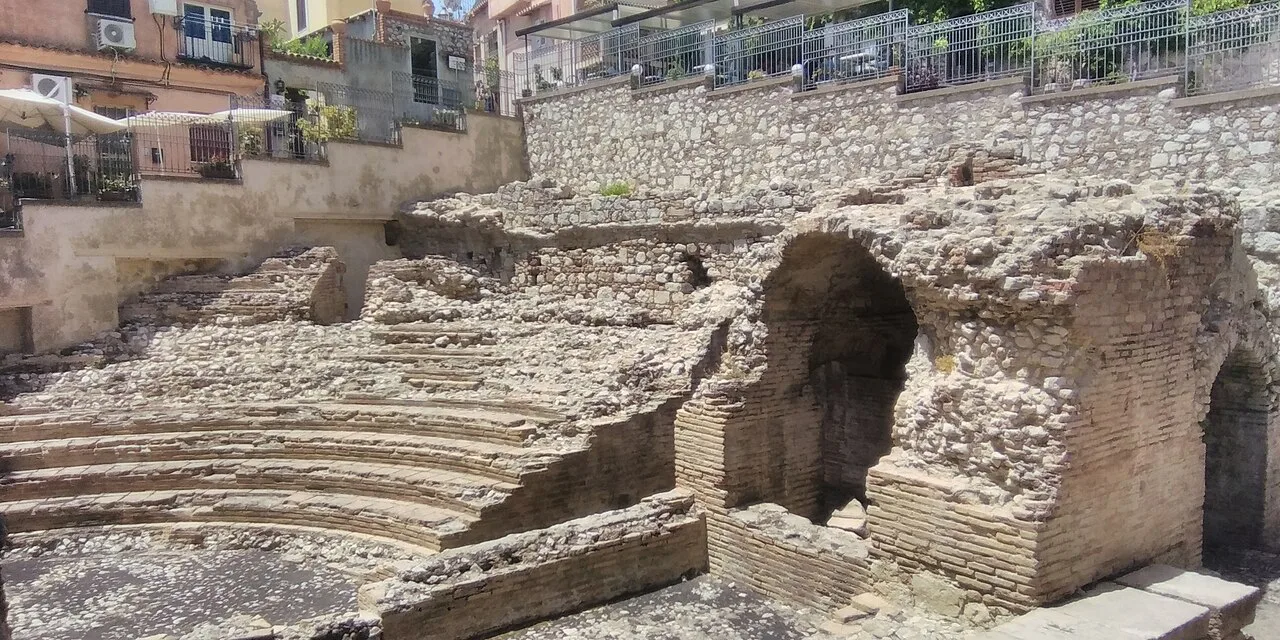 Roman Odeon Taormina 5-7, Sicily