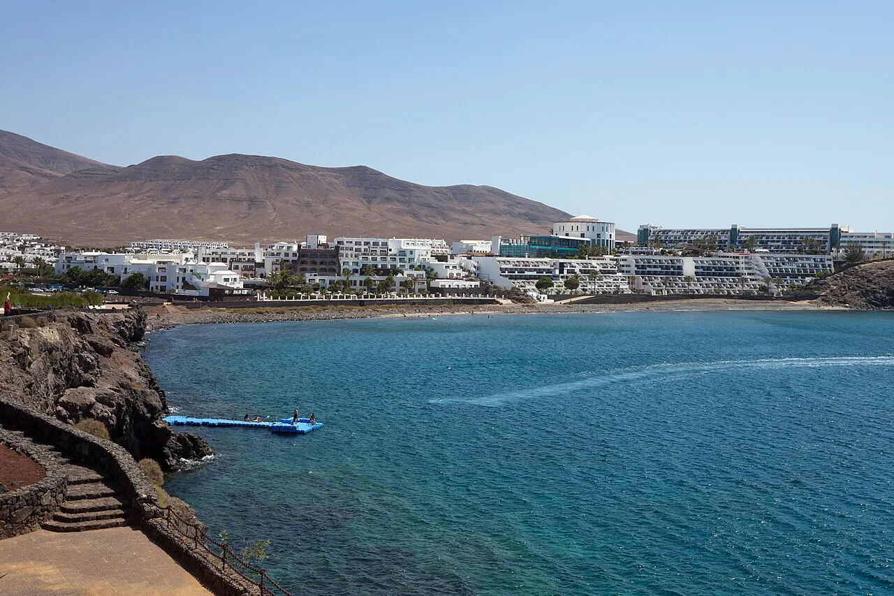 Beach in Playa Blanca, Lanzarote